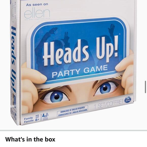 Heads Up! Party Game: Fun Word Guessing Family Game.  2nd Edition. In EU… - Picture 4 of 8